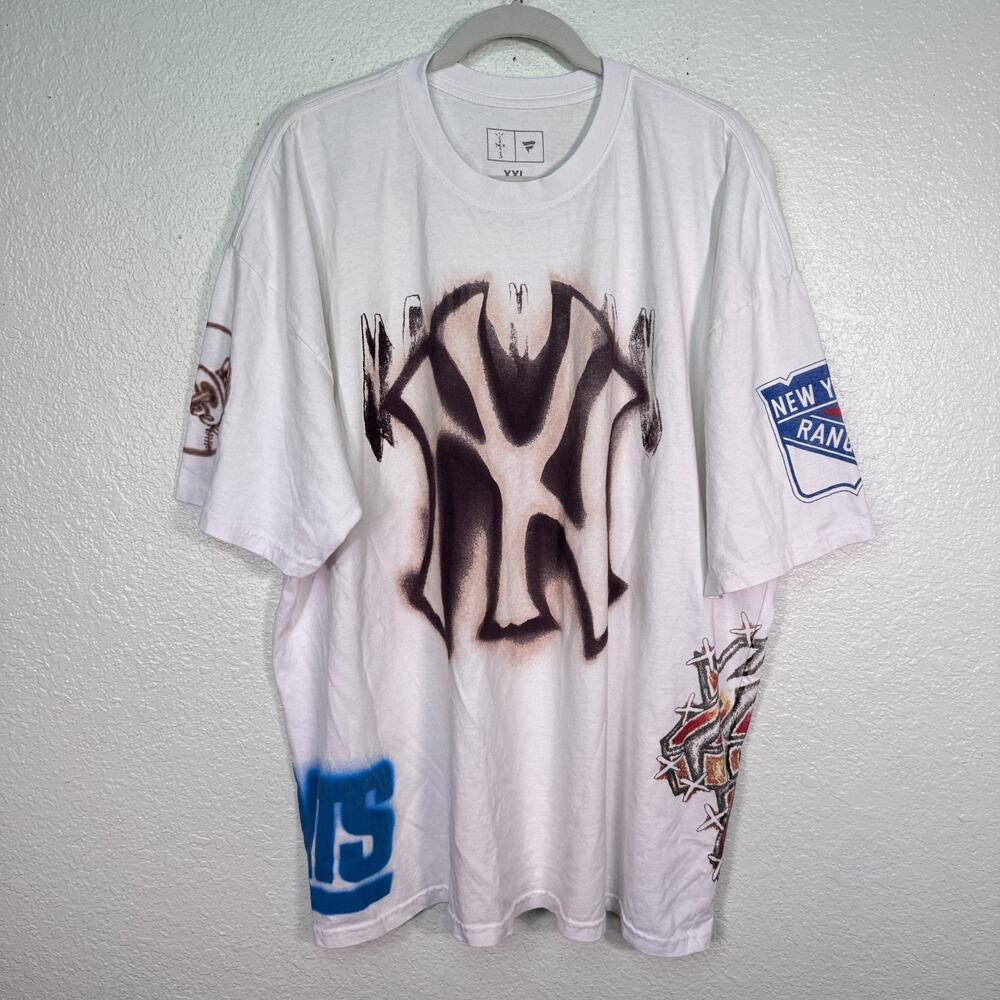 Travis Scott Cactus Jack Shirt Men XXL New York Knicks Fanatics Fest Yankees 2XL